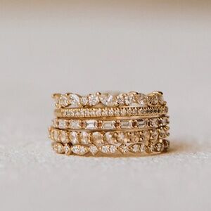Bluboho Rose Gold Rings